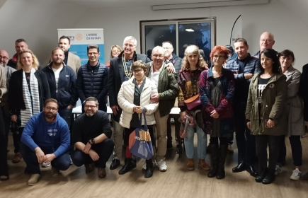 Remise des fonds à l'association Toit et Moi 22 qui va construire un habitat inclusif pour jeunes handicapés.